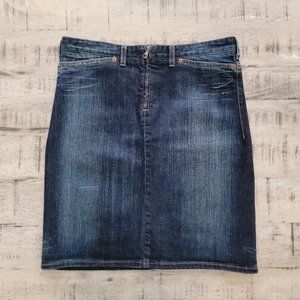 United Colors of Benetton Dark Wash Denim Skirt